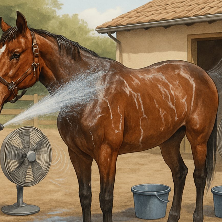 Cooling down bij paarden