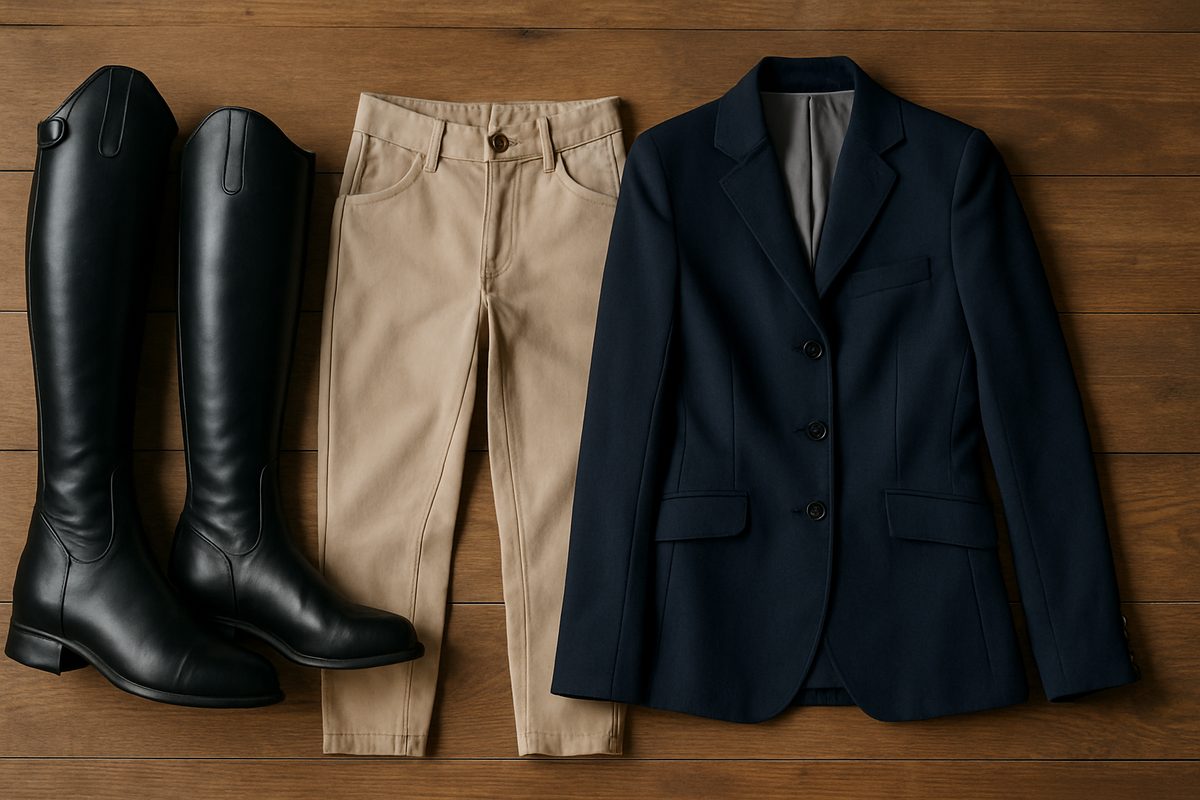 Wedstrijdkleding paardrijden