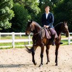 Inrijden van een jong paard