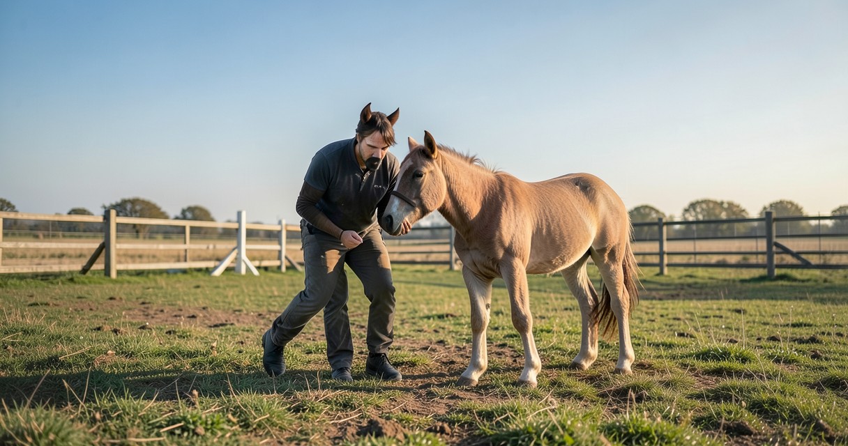 Opleiding van jonge paarden