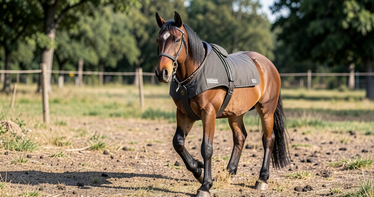 Longeren met dubbele lijnen — Voorbereiding van het paard